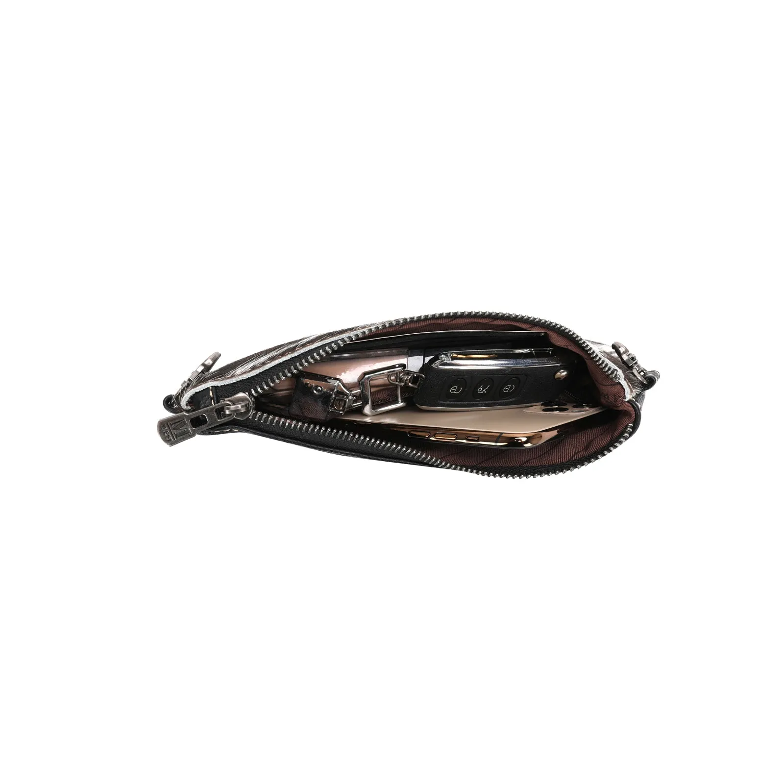 RLH-024 Montana West Hair-On Cowhide Leather Clutch/Crossbody