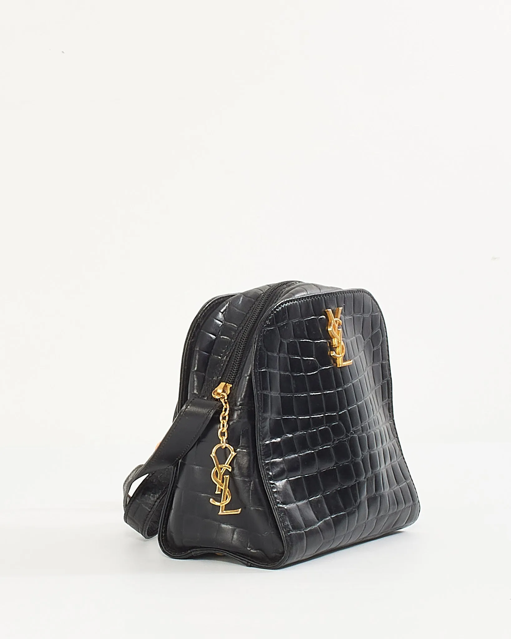 Saint Laurent Black Leather Shoulder Bag