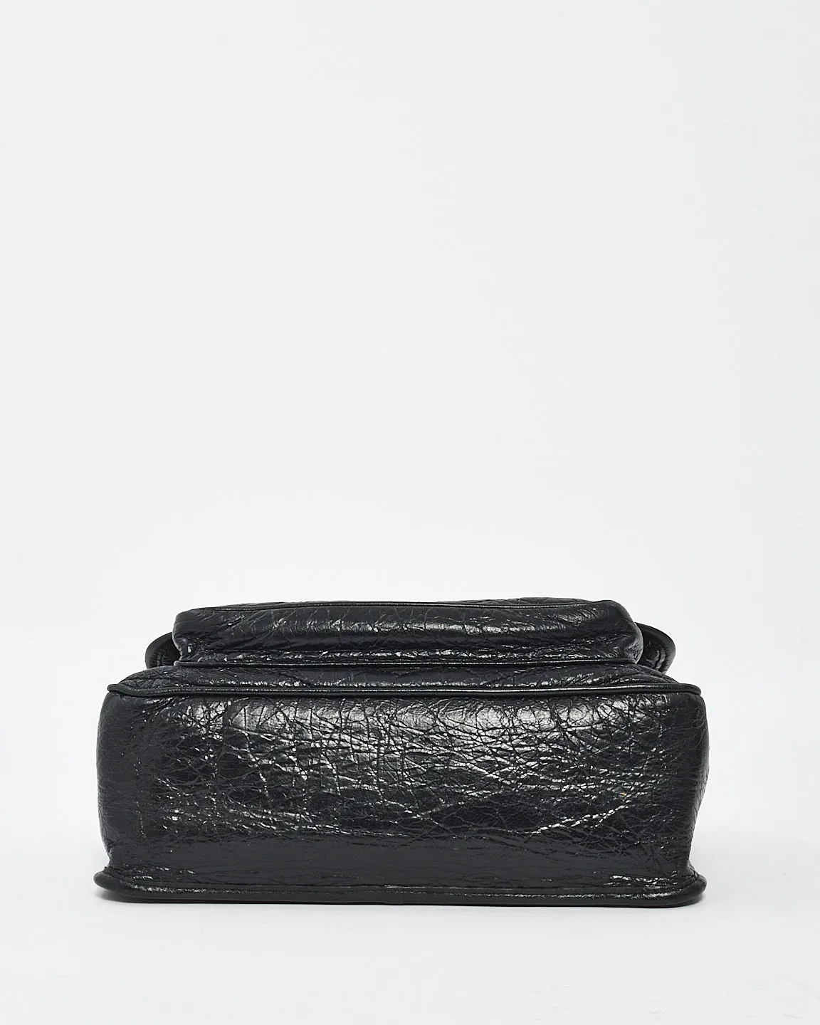 Saint Laurent Black Vintage Leather Medium Nikki Shoulder Bag