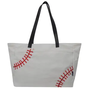 !SALE! White Baseball NGIL Large Tote bag