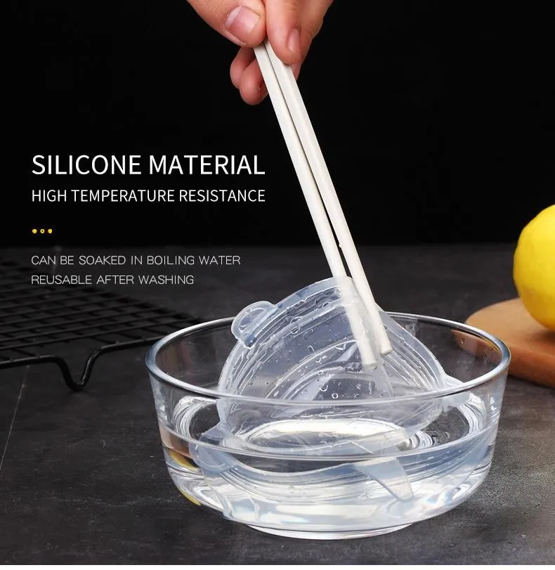 Silicone Stretch Lids - Set For 6