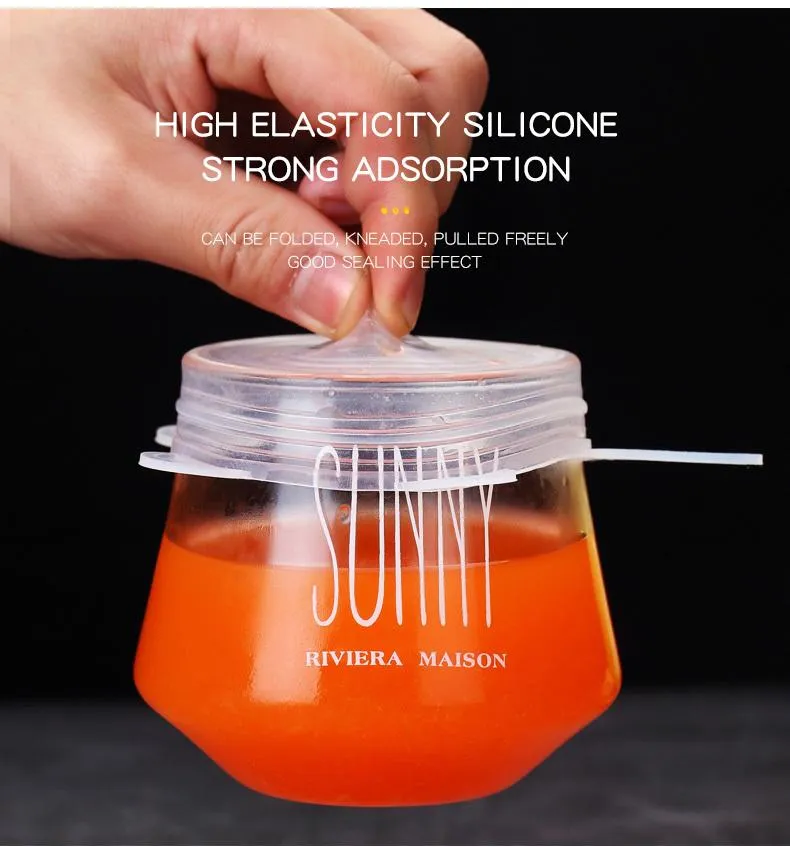 Silicone Stretch Lids - Set For 6