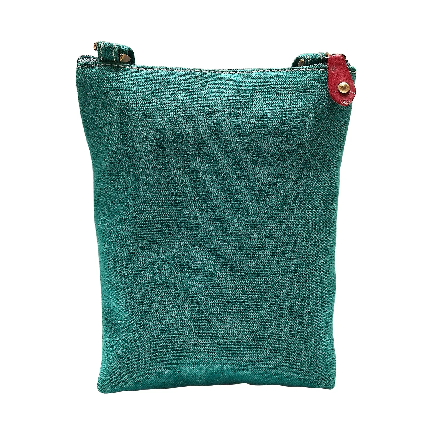 Sling Bag in Canvas & Leather