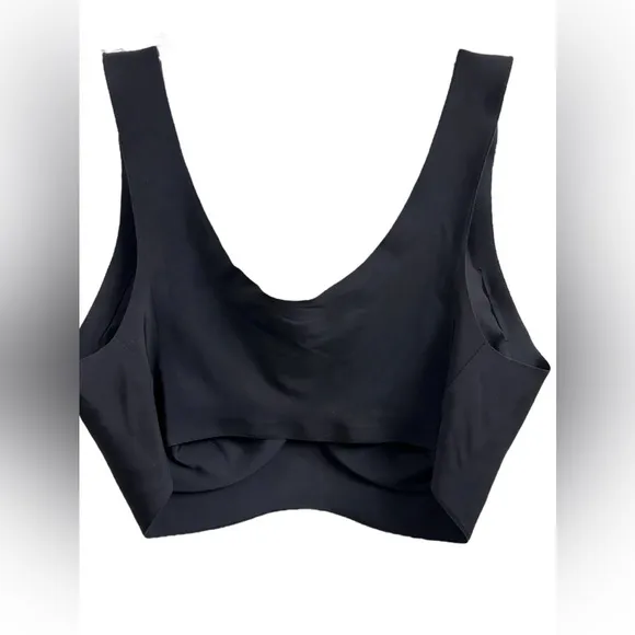 SLOGGI *TWO* Zero Feel Slip On Bralettes In Black &amp; Navy Blue Size M ✨EUC✨