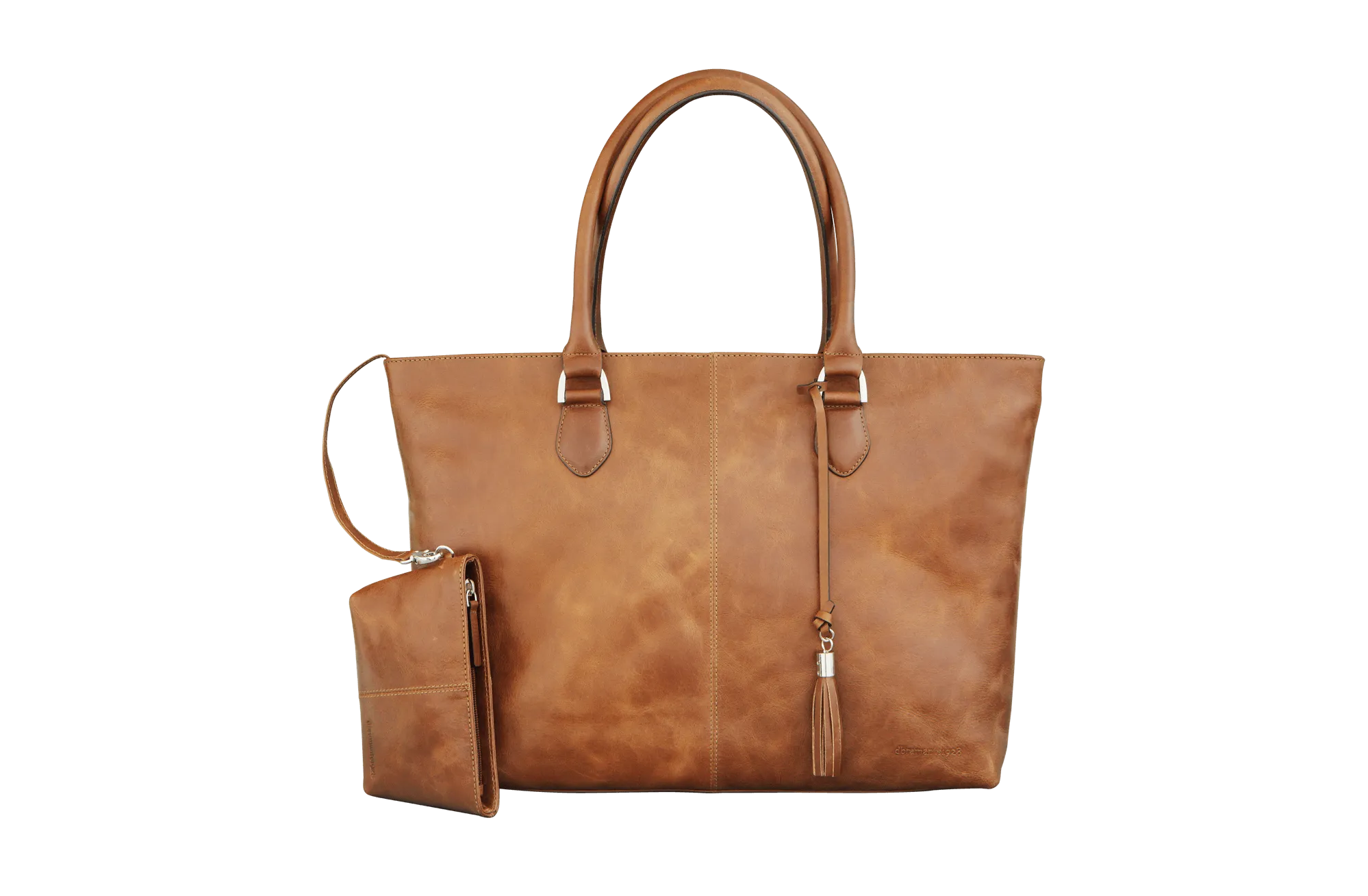 Sophie Tan Leather Womens 15" Laptop Tote