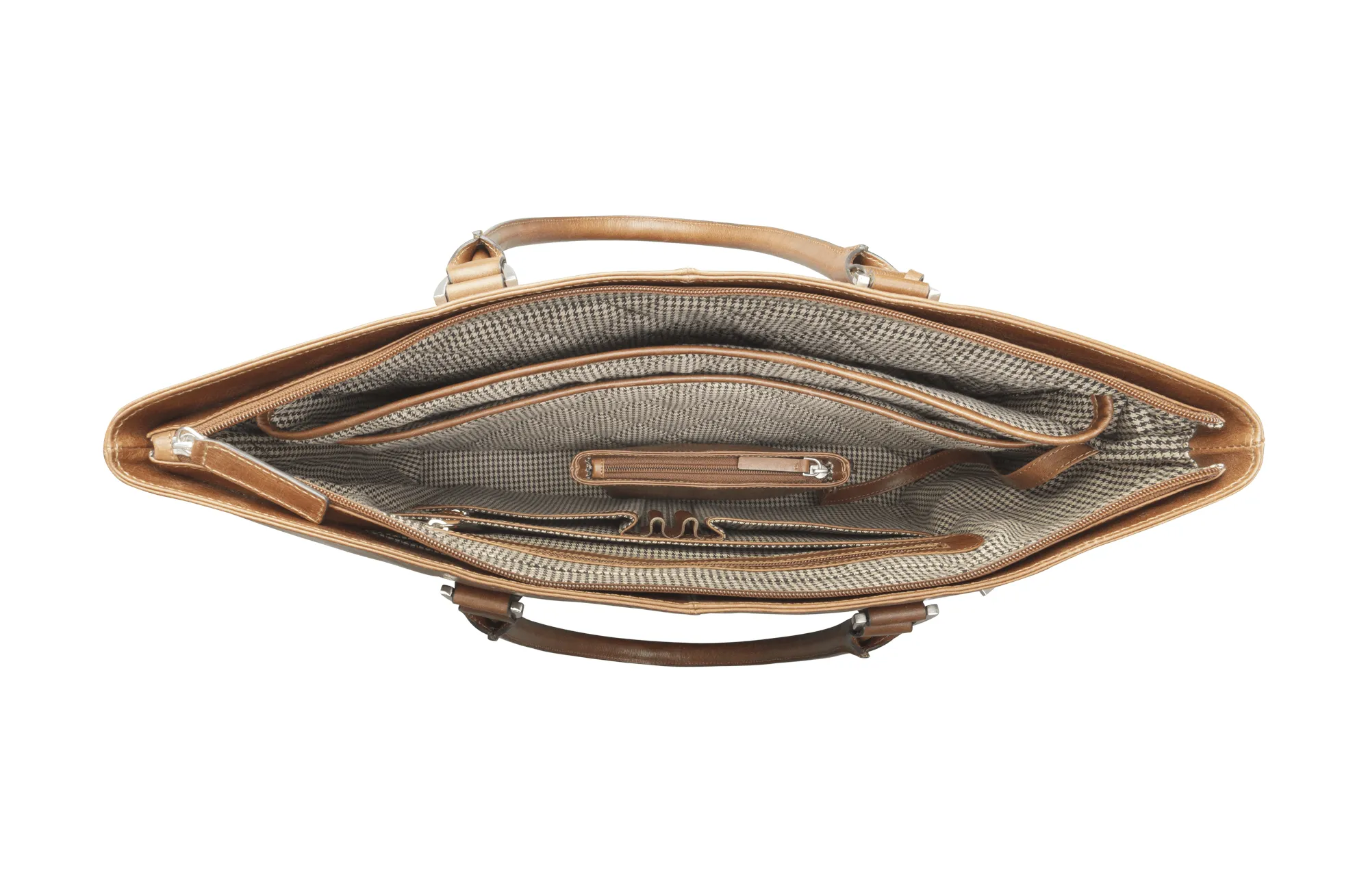 Sophie Tan Leather Womens 15" Laptop Tote