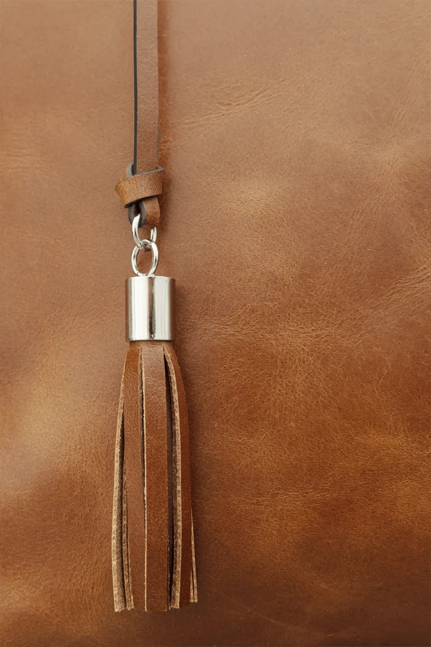 Sophie Tan Leather Womens 15" Laptop Tote