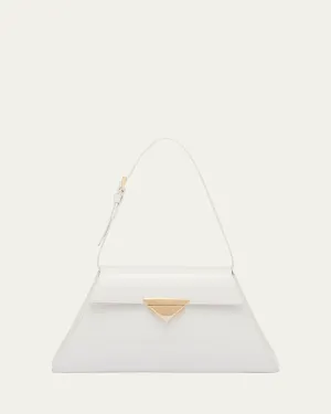 Spazzolato Leather Shoulder Bag