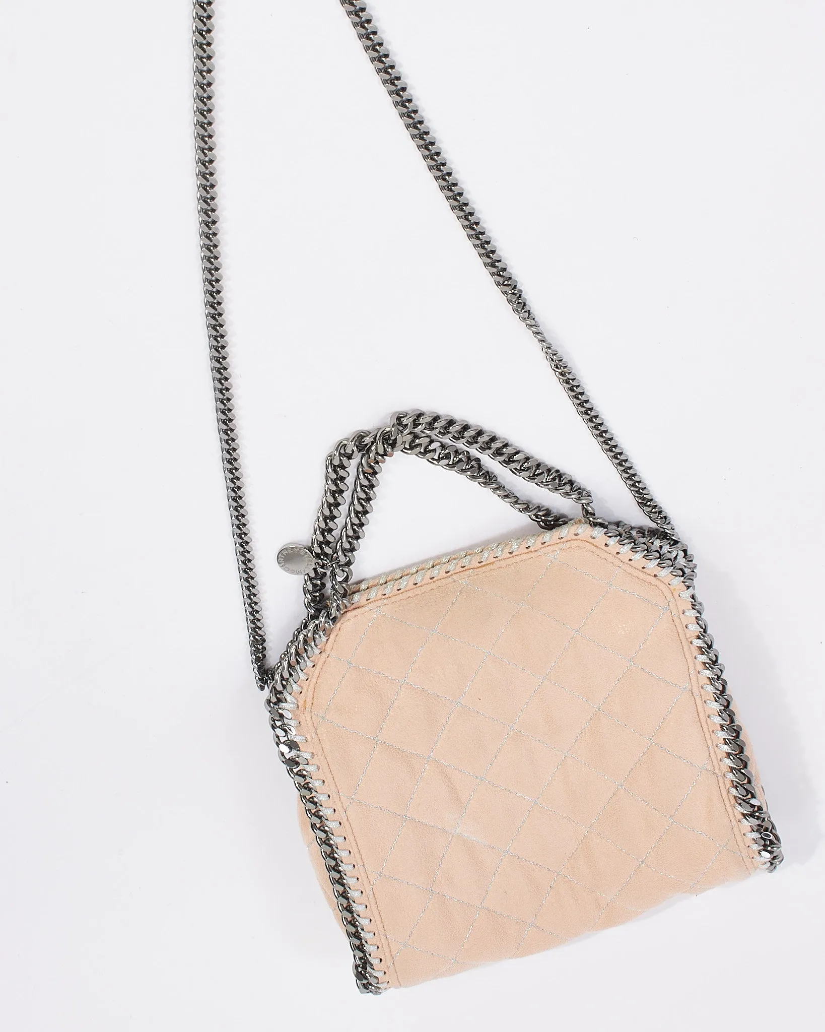 Stella McCartney Blush Pink Quilted Mini Falabella Bag
