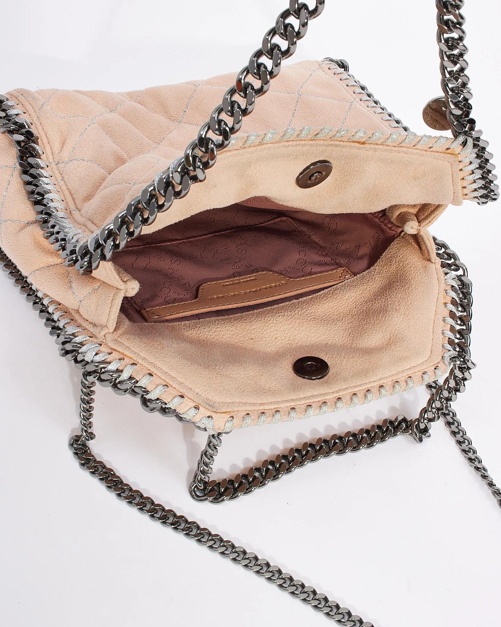 Stella McCartney Blush Pink Quilted Mini Falabella Bag