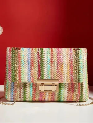 Straw Crossbody Bag