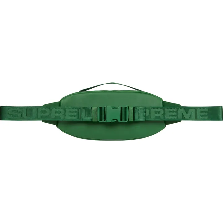 Supreme "Leather" Waist Bag Green