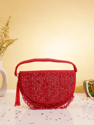 Swisni arohi red crystal new bag