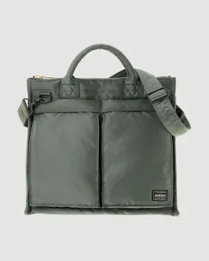 Tanker Vertical Tote Bag (L) Sage Green