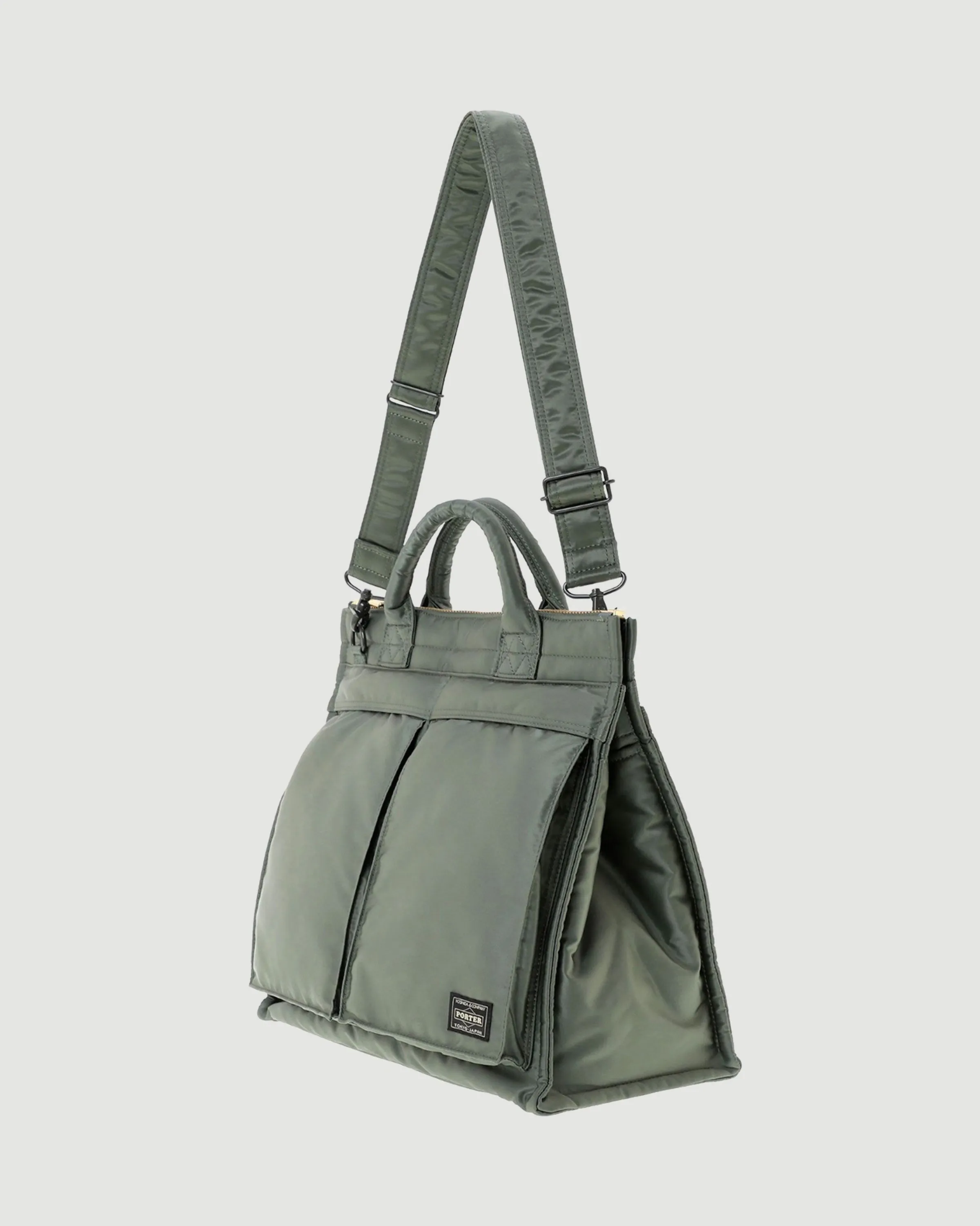 Tanker Vertical Tote Bag (L) Sage Green