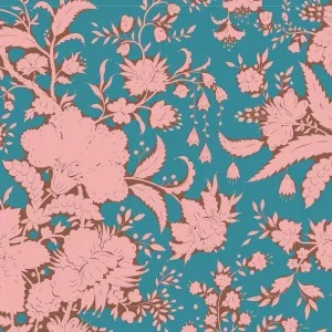 Tilda Bloomsville Fabric | Abloom | Petrol