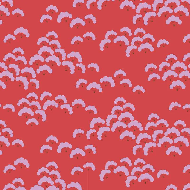 Tilda Bloomsville Fabric | Cottonbloom | Paprika