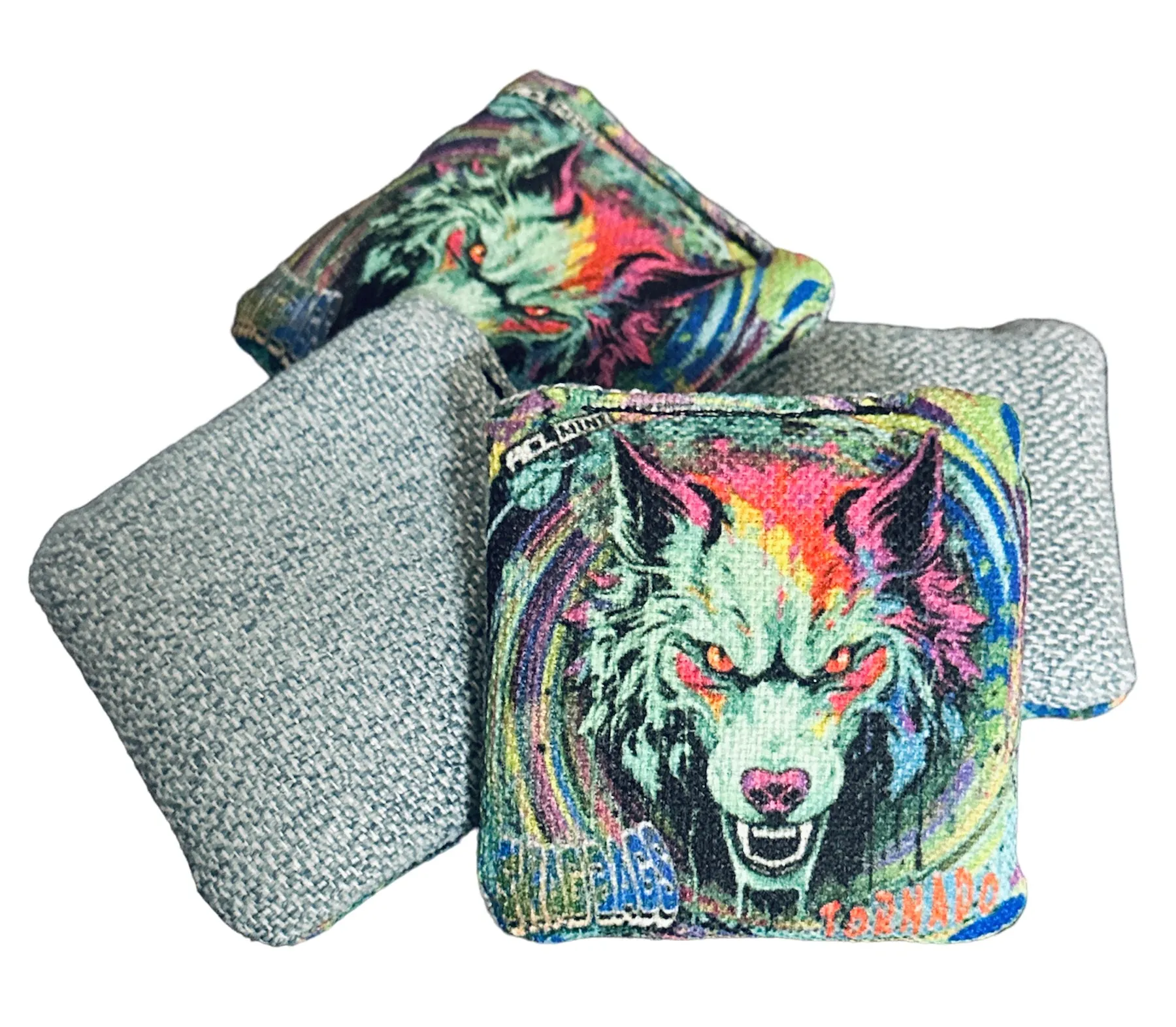 Tornado Mini Cornhole Bags (Wolfy)