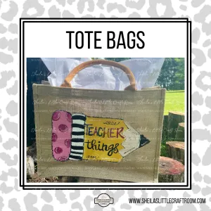 TOTE BAG - TEACHER THINGS