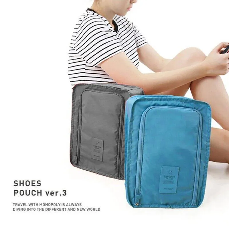 Travel Shoe Pouch Waterproof 1PC 4Colours Storage Bag