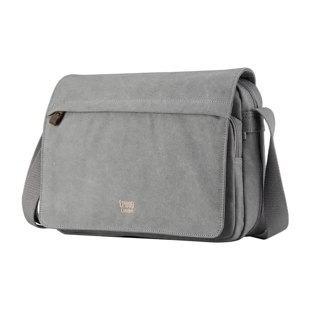 Troop London | Classic Front Flap Messenger Bag | Small