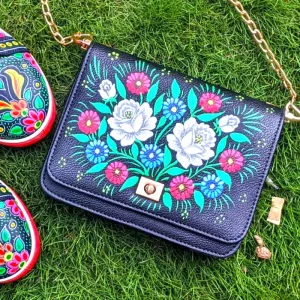 Truck Art Styled Hand Painted Clutches