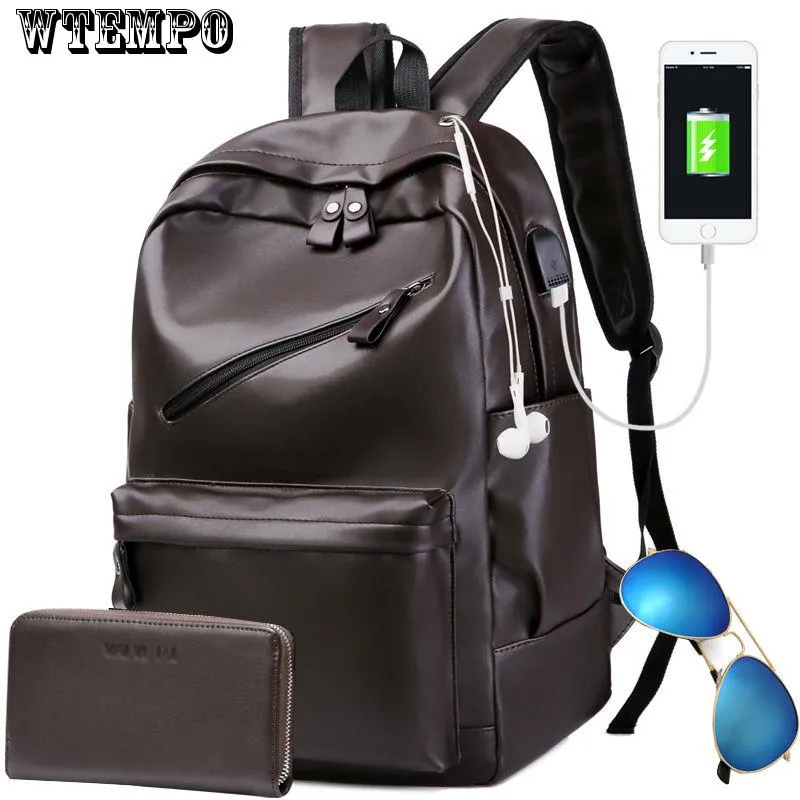 USB Charging Anti theft Waterproof Travel Men Backpacks Bags Casual Business Laptop Backpack