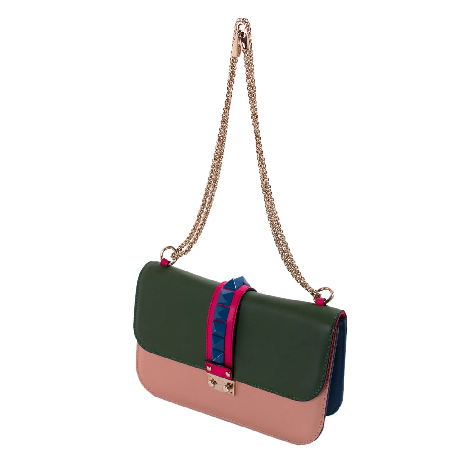 Valentino Rockstud Glam Lock Flap Bag
