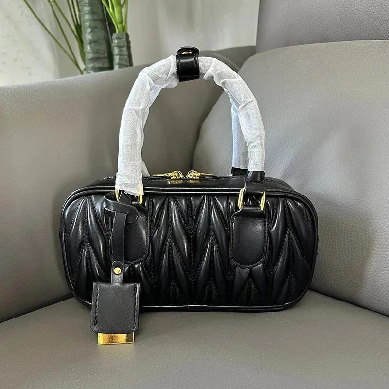 Weave leather bag