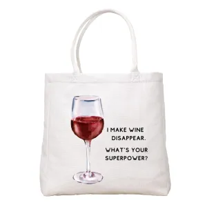 Wine Disappear Tote Bag