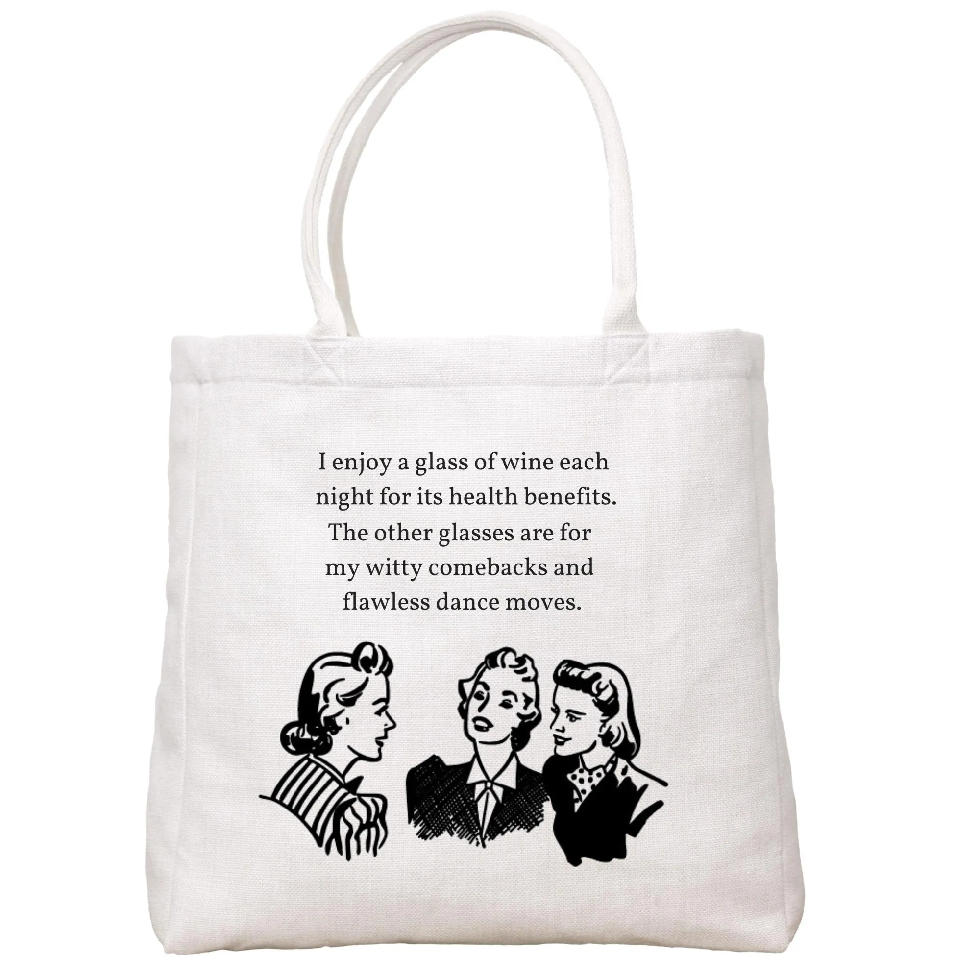 Witty Comebacks Tote Bag