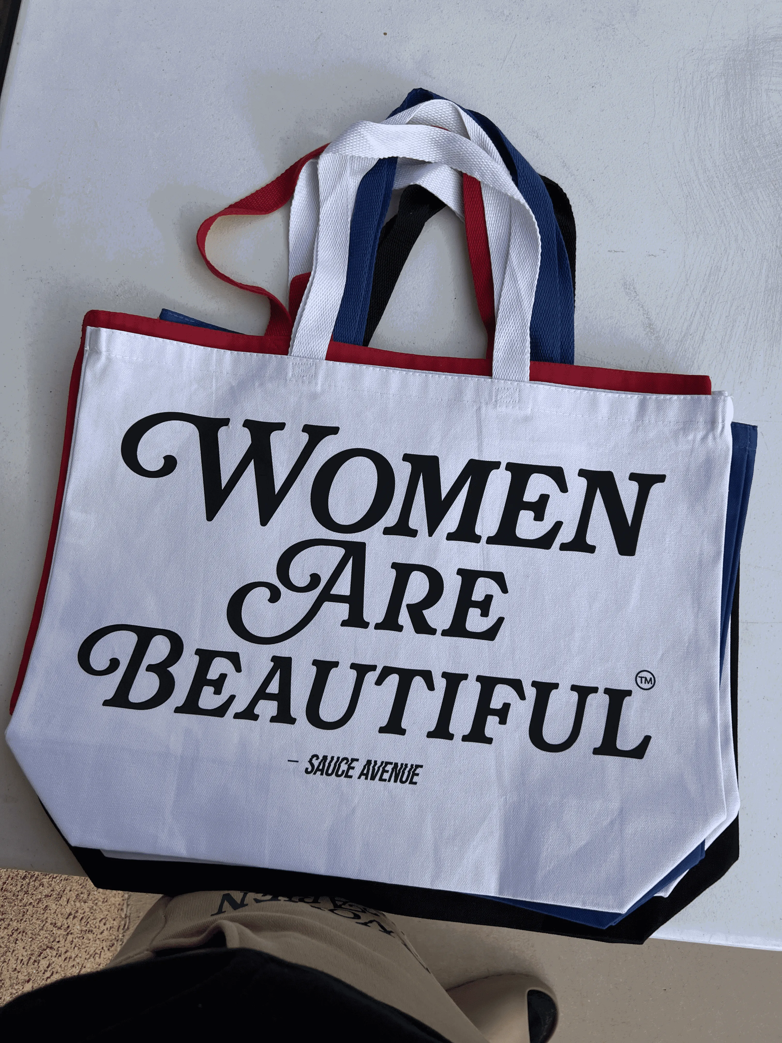 Women Are Beautiful | White Jumbo Tote