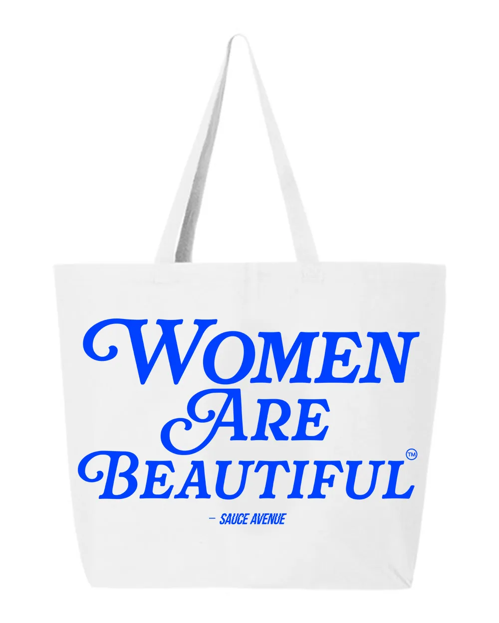 Women Are Beautiful | White Jumbo Tote