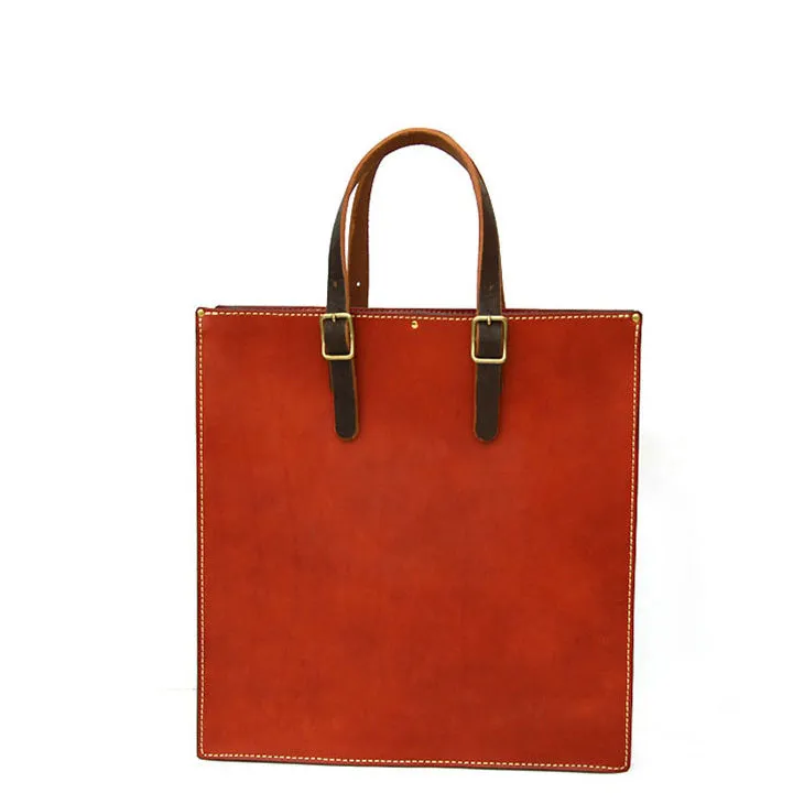 Women Leather Vertical Tote Bag Pattern Leather Pattern Women Rectangle Tote Purse Leather Craft Patterns