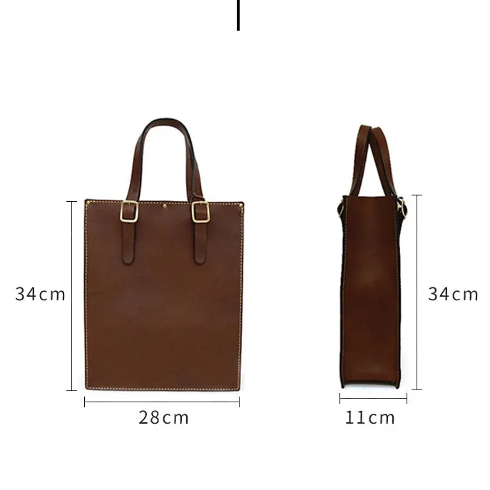 Women Leather Vertical Tote Bag Pattern Leather Pattern Women Rectangle Tote Purse Leather Craft Patterns