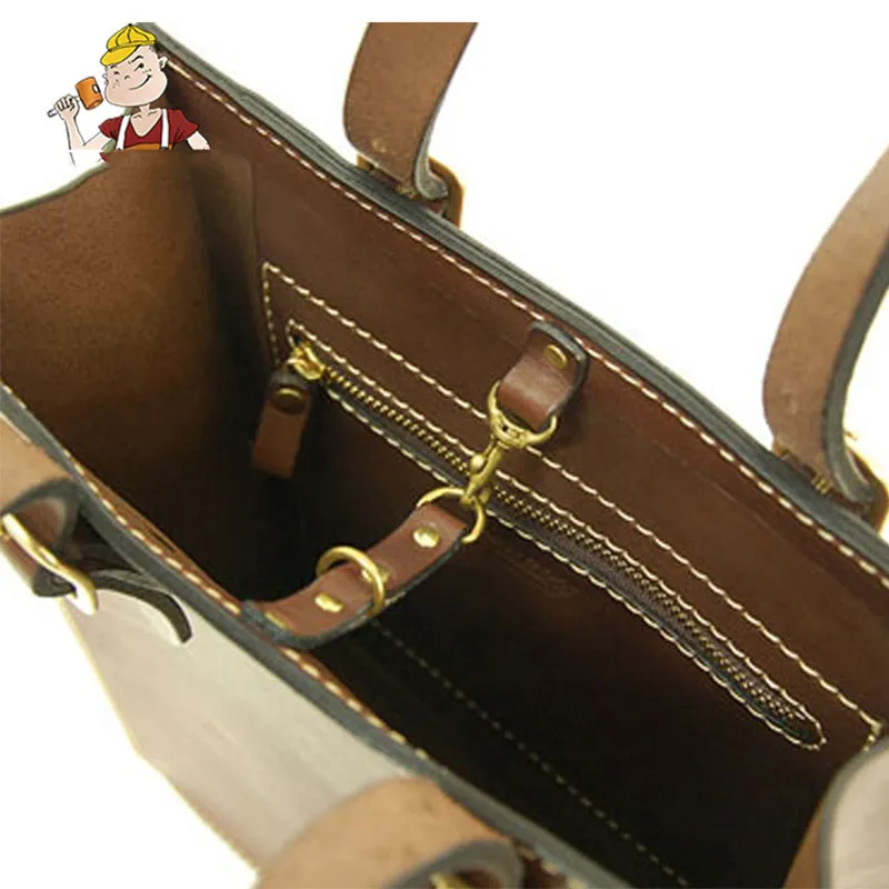 Women Leather Vertical Tote Bag Pattern Leather Pattern Women Rectangle Tote Purse Leather Craft Patterns