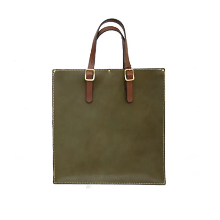 Women Leather Vertical Tote Bag Pattern Leather Pattern Women Rectangle Tote Purse Leather Craft Patterns