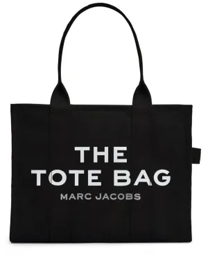 Women's The Canvas Large Tote Bag in Black | Size UNI | M6156
