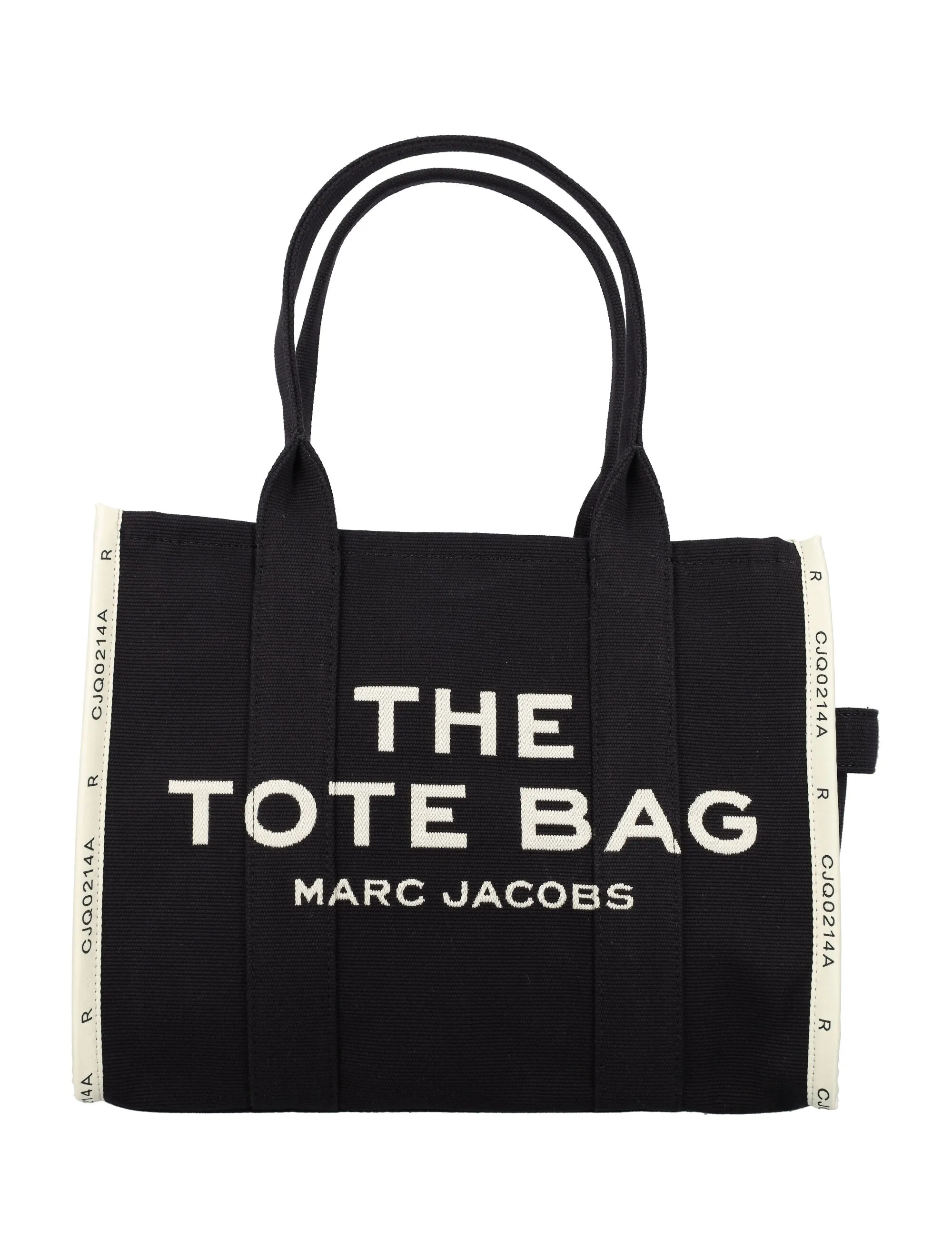 Women's The Jacquard Large Tote Bag in Black | 24AM0017048 Color 001