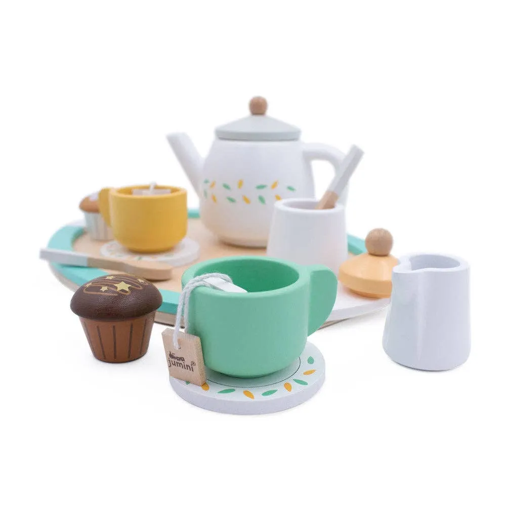 Wooden Afternoon Tea Set