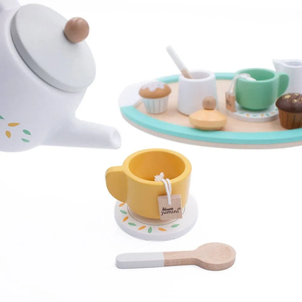 Wooden Afternoon Tea Set