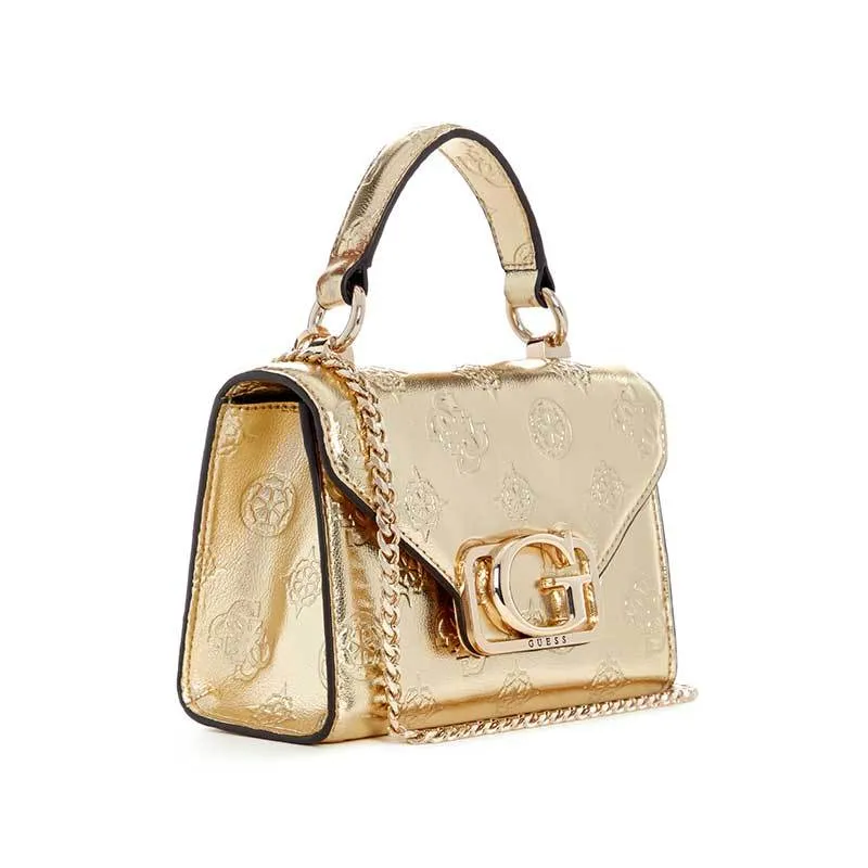 ZALINA MINI TOP HANDLE FLAP - TAS GUESS ORIGINAL WANITA